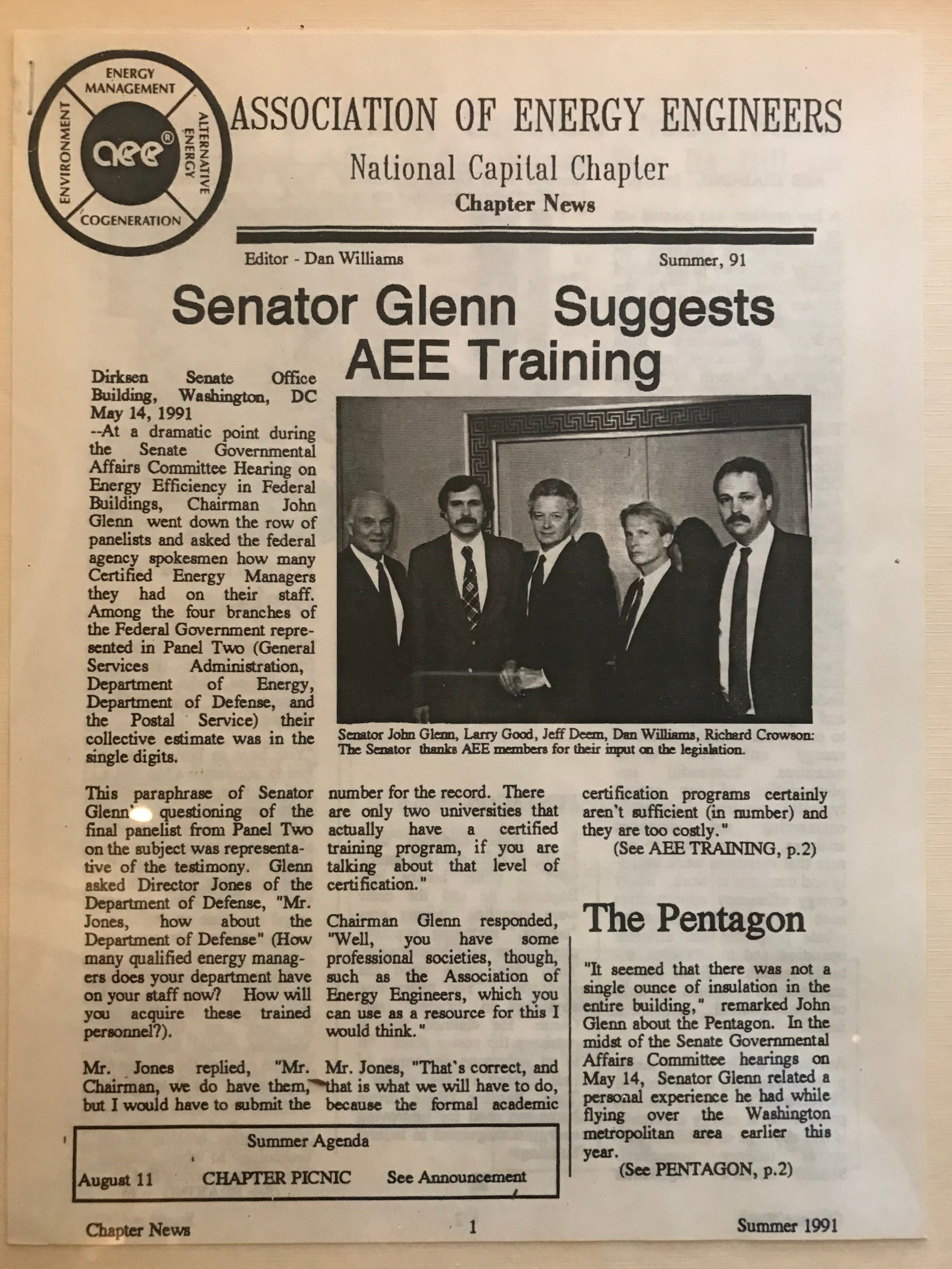 AEE Newsletter Summer 91